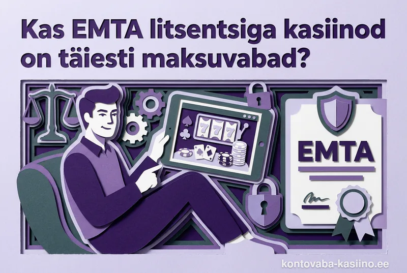 Kas EMTA litsentsiga kasiinod on täiesti maksuvabad?