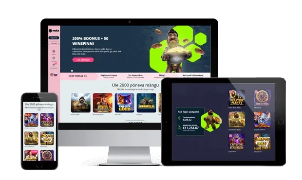 Nutz Casino ülevaade 🥇 Kuni 100 WinSpinni